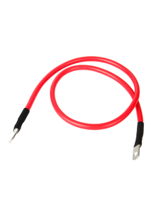35mm2 kabel met M8 ring kabelschoenen 2m – rood