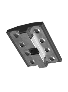 Universele middenklem met potentiaalvereffening – zwart