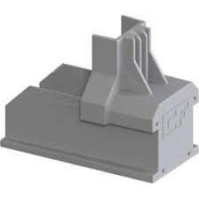 ClickFit EVO montagerail eindkap grijs