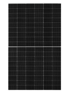 450W n-type Bifaciaal dubbel glas LB met MC4 (zwart frame)