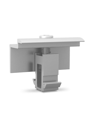 DomeClamp eindklemmen Zilver 30-50 mm set