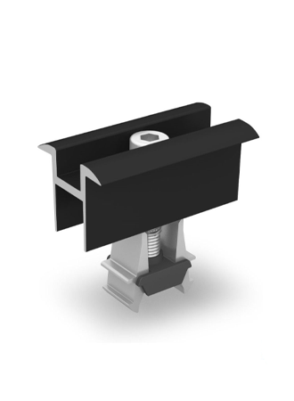 Universele middenklem OneMid 30-42 mm, zwart geanodiseerd