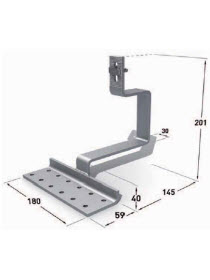 Dakhaak roestvrij staal Tegola Portoghese (geen houtschroef)