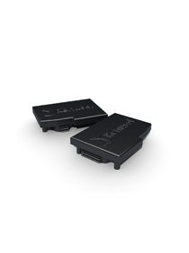 VarioSole eindkap RECHTS/LINKS 50mm zwart (1 paar )